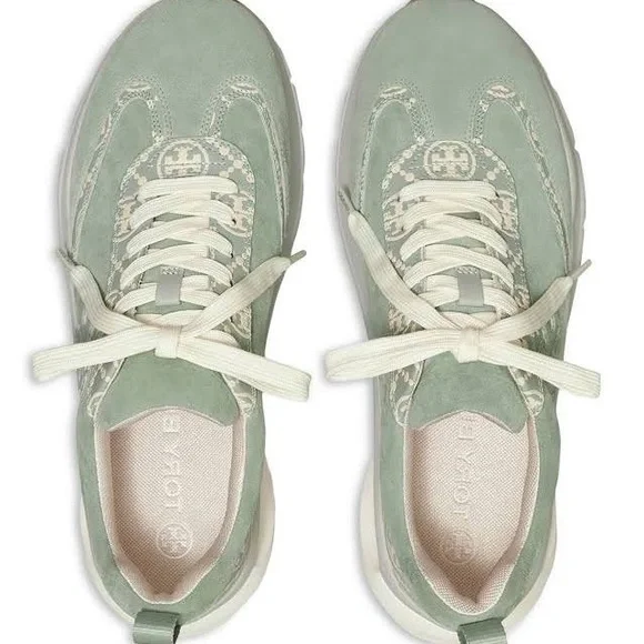 Tory Burch MONOGRAM GOOD LUCK TRAINER - Picture 4 of 4